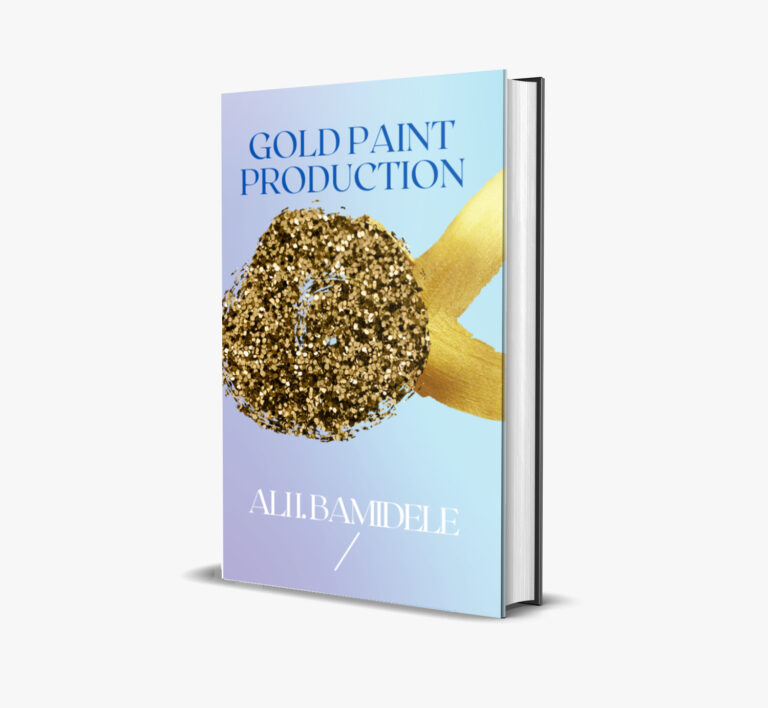 Gold paint production