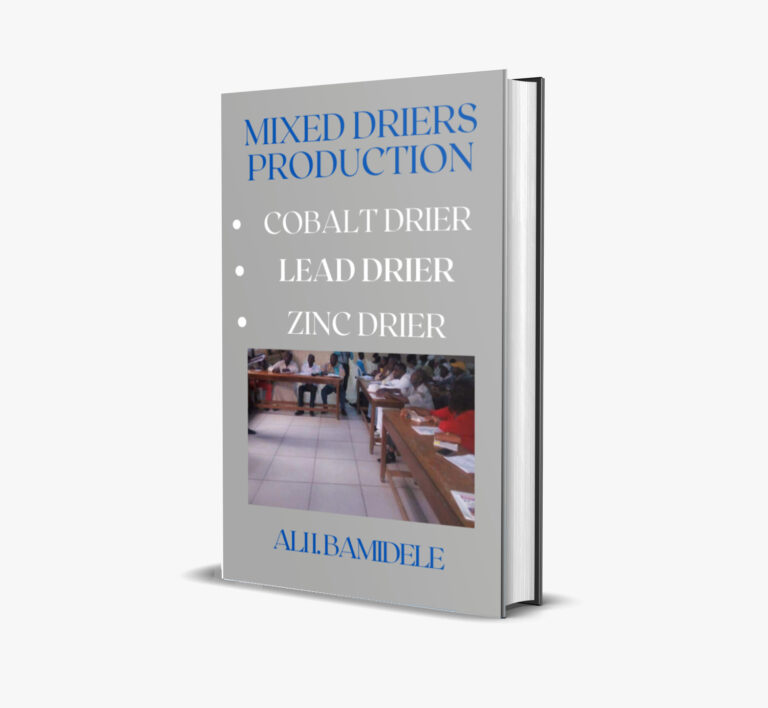 Mixed driers production